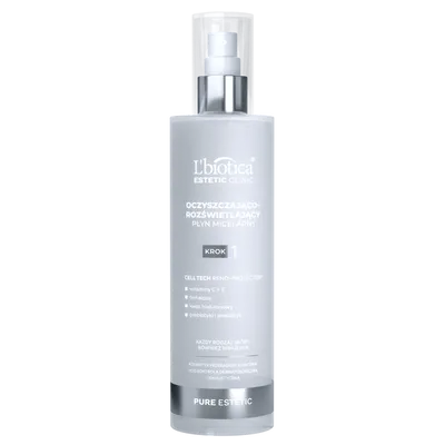 L'biotica Estetic Clinic, Pure Estetic, Oczyszczająco-rozświetlający płyn micelarny