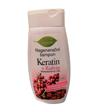 Bione Cosmetics Keratin+Kofein, Regenerating Shampoo (Keratyna+Kofeina, Szampon regeneracyjny)