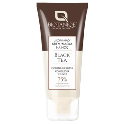 Biotaniqe Black Tea, Ujędrniający krem/maska na noc