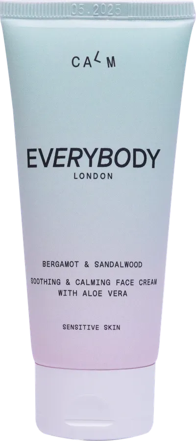 EveryBody London Calm, Bergamot & Sandalwood, Soothing & Calming Face Cream (Łagodząco-kojący krem do twarzy)