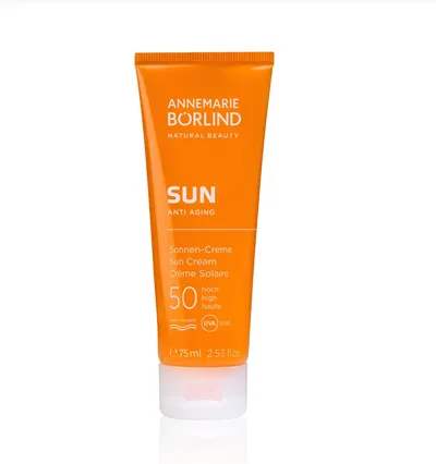 AnneMarie Börlind Sun,  Anti  Ageing Cream SPF50 (Przeciwstarzeniowy krem przeciwsłoneczny SPF50)