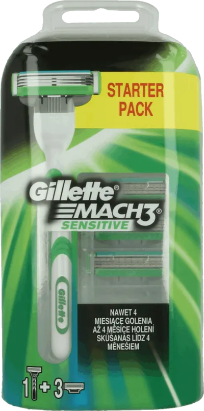 Gillette Mach3 Sensitive, Maszynka do golenia dla mężczyzn