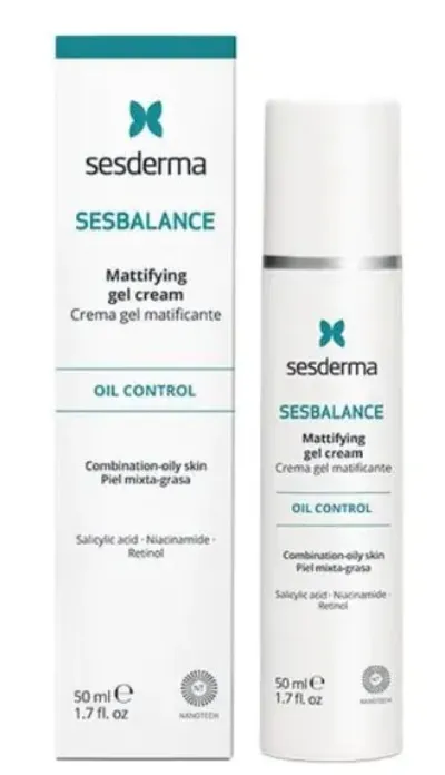 Sesderma Sesbalance, Mattifying Gel Cream (Matujący żel-krem do twarzy)