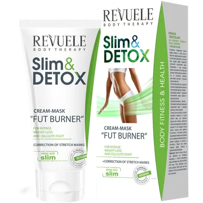 Revuele Body Therapy, Slim & Detox Cream Mask Fat Burner (Krem-maska do ciała `Spalacz tłuszczu`)