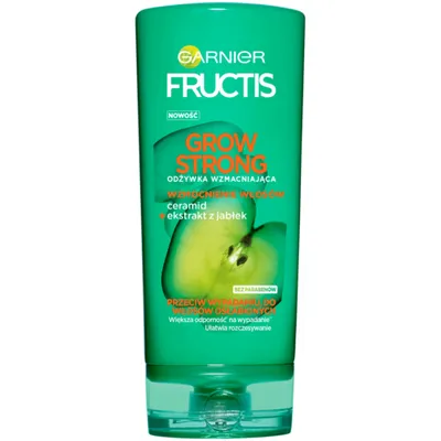 Garnier Fructis, Grow Strong, Odżywka wzmacniająca do włosów osłabionych (stara wersja)