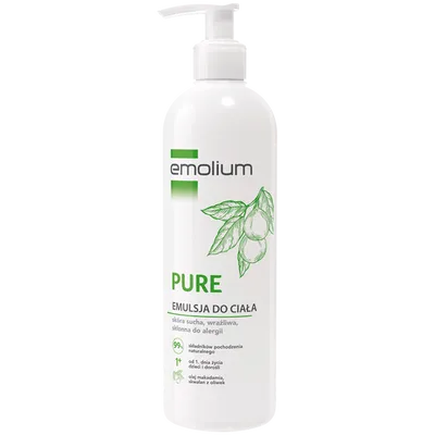 Emolium Pure, Emulsja do ciała skóra sucha, wrażliwa, skłonna do alergii