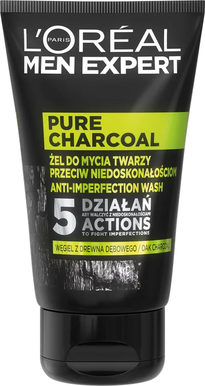 L'Oreal Paris Men Expert Pure Charcoal (Żel do mycia twarzy przeciw niedoskonałościom)
