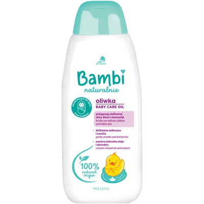 Bambi Naturalnie, Oliwka do pielęgnacji delikatnej skóry dzieci i niemowląt