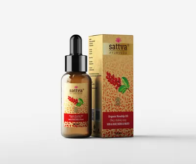 Sattva Ayurveda Organic Rosehip Oil (Organiczny olejek z dzikiej róży)