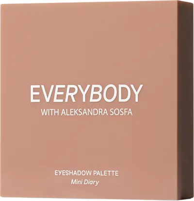 EveryBody London EveryBody x Aleksandra Sosfa, Mini Diary, Eyeshadow Palette (Paleta cieni do powiek)