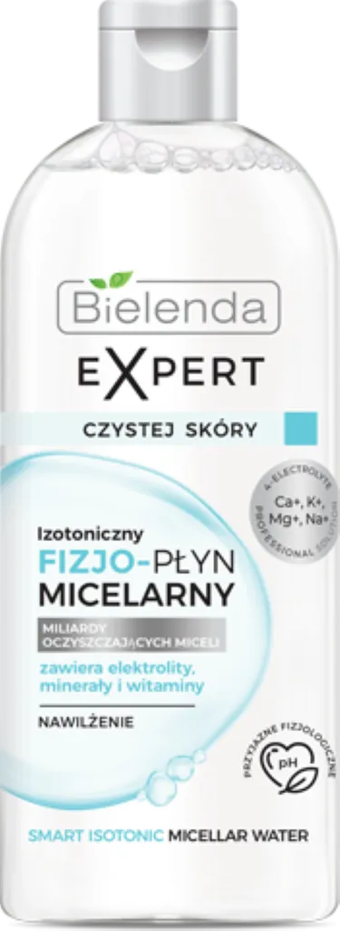 Bielenda Expert Czystej Skóry, Izotoniczny fizjo-płyn micelarny `Nawilżenie`