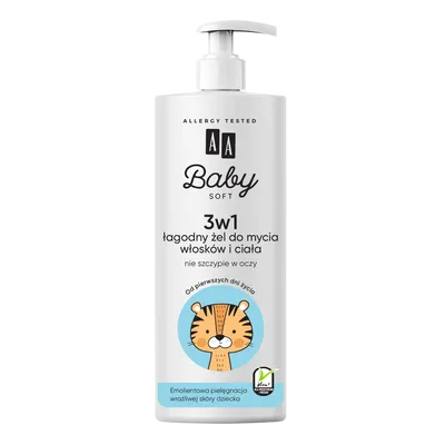 AA Baby Soft, Żel pod prysznic 3 w 1