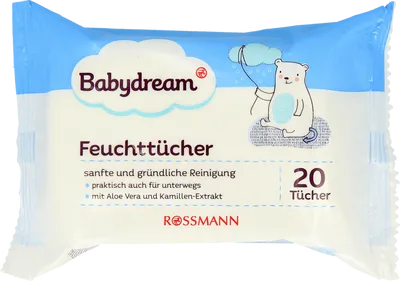 Babydream Feuchttucher (Chusteczki pielęgnacyjne z aloesem i rumiankiem (nowa wersja))