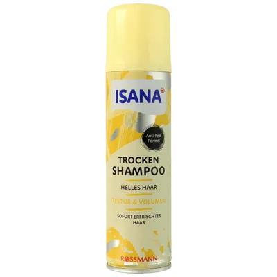 Isana Trocken Shampoo Helles Haar (Suchy szampon do włosów blond)