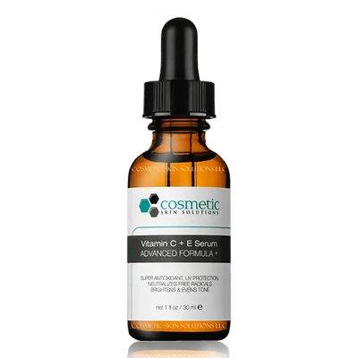 Cosmetic Skin Solutions Vitamin C+E Serum, Advanced Formula + (Serum z 15% witaminą C)