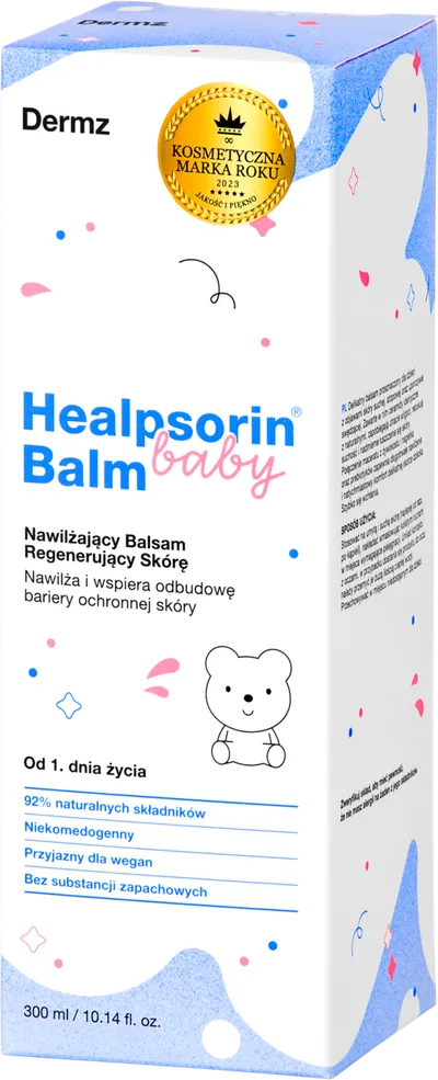 Dermz Healpsorin, Baby, Nawilżający balsam dla dzieci