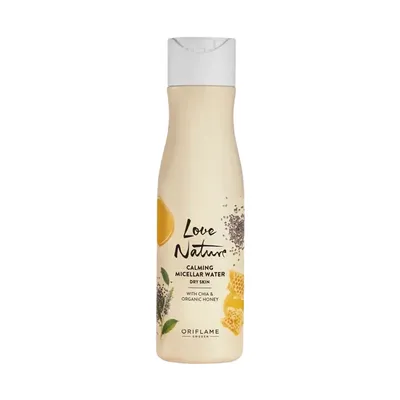 Oriflame Love Nature, Calming Micellar Water with Chia & Organic Honey (Kojący płyn micelarny z chia i organicznym miodem)