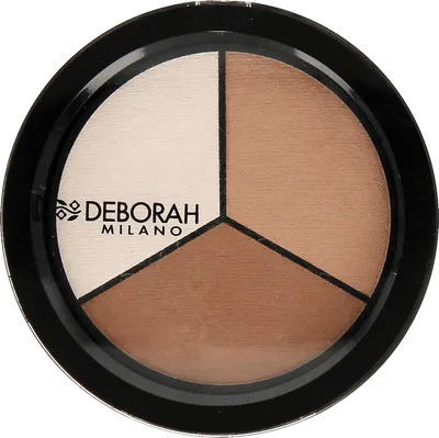 Deborah Secrets of Contouring, Trio Contouring Palette (Paleta do konturowania twarzy)