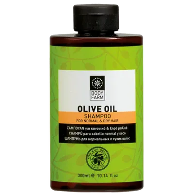 Body Farm Olive Oil, Shampoo (Szampon do włosów z oliwą z oliwek suchych lub normalnych)