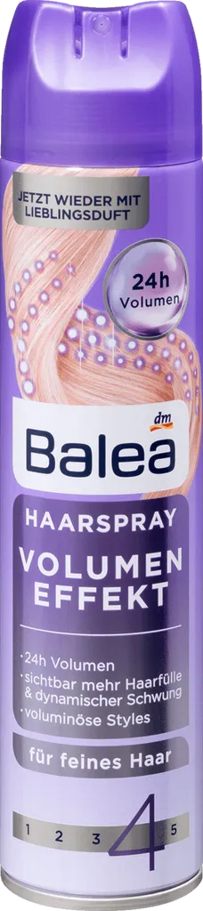 Balea Haarspray Volumen Effekt (Lakier do włosów zwiększający objętość)
