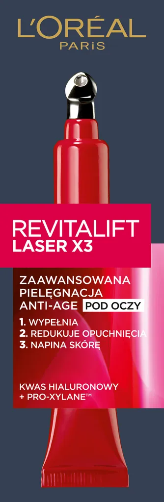 L'Oreal Paris Revitalift Laser X3, Krem pod oczy