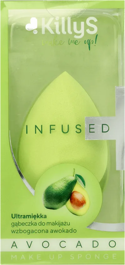 KillyS Make Me Up! , Infused Avocado Makeup Sponge (Gąbeczka do makijażu z awokado)