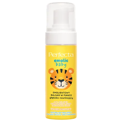 Perfecta Emolic Baby, Emolientowy balsam w piance głęboko nawilżający