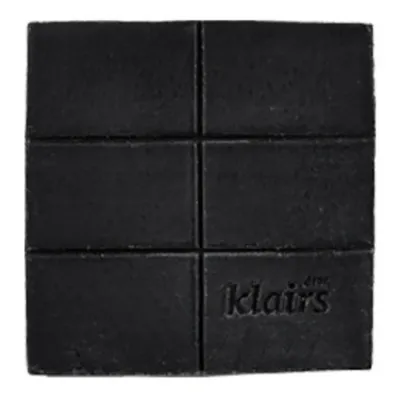 Klairs Gentle Black Sugar Charcoal Soap (Delikatne mydło na bazie kwasu glinkowego i czarnego cukru dla cery tłustej)
