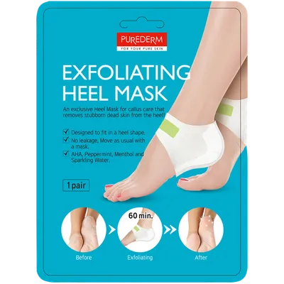 Purederm Exfoliating Heel Mask (Złuszczająca maska do pięt)