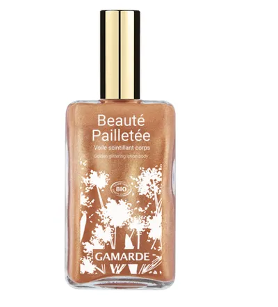 Gamarde Beaute Pailletee, Golden Glittering Body Lotion (Rozświetlająca emulsja do ciała)