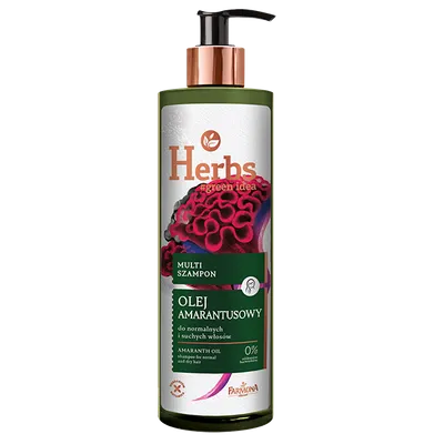 Herbs Multi szampon do normalnych i suchych włosów `Olej amarantusowy`