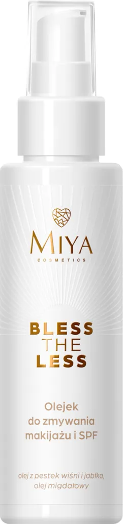 Miya Cosmetics Bless The Less, Olejek do zmywania makijażu i SPF