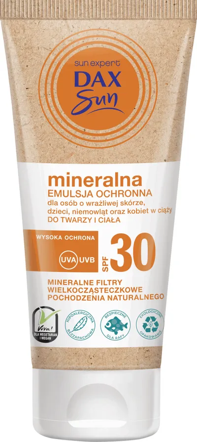 Dax Sun Mineralna emulsja ochronna do twarzy i ciała SPF 30