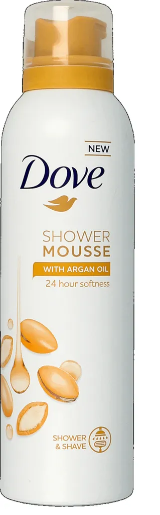 Dove Shower Mousse with Argan Oil (Mus do mycia ciała)