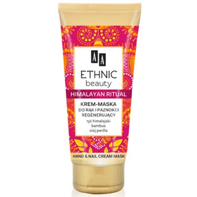 AA Ethnic Beauty, Himalajski rytuał, Krem - maska do rąk i paznokci regenerujący