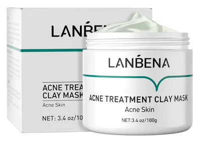 Lanbena Acne Treatment Clay Mask (Przeciwtrądzikowa maseczka z glinką)