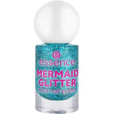 Essence Mermaid Glitter, Mini Nail Polish (Mini Lakier do paznokci)