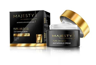 Majesty Pure 24K Gold, Anti-wrinkle Cream (Krem przeciwzmarszczkowy ze złotem)