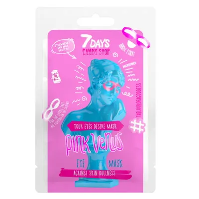 Vilenta 7 Days, Candy Shop Pink Venus Eye Mask (Nawilżające płatki pod oczy)