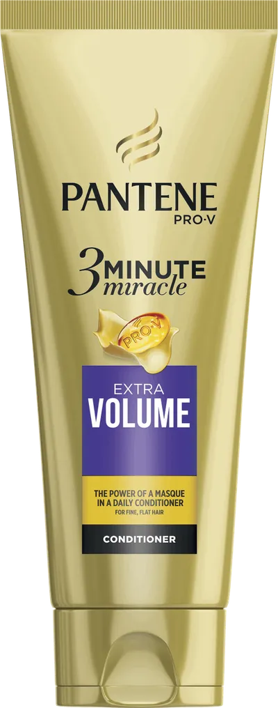 Pantene Extra Volume, 3 Minute Miracle Conditioner (Odżywka do włosów bez objętości)