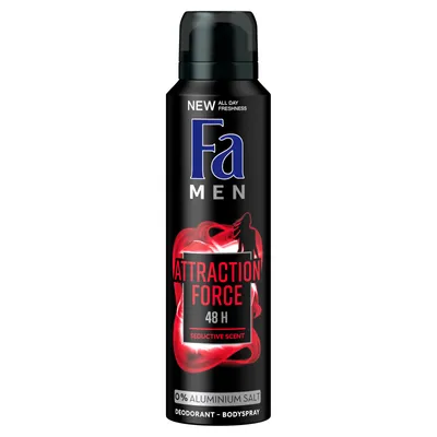 Fa Men Attraction Force, Deodorant Spray (Dezodorant w sprayu bez aluminium)
