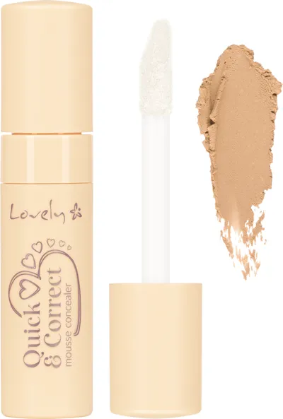 Lovely Quick & Correct, Mousse Concealer (Korektor do twarzy o konsystencji musu)