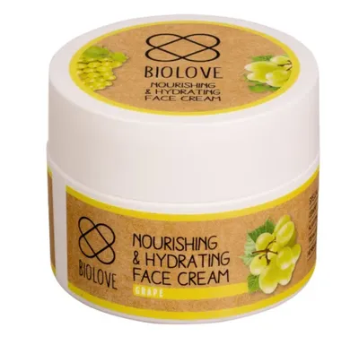 Biolove Grape, Nourishing & Hydrating Face Cream (Krem do twarzy odżywczo-nawadniający Winogrono)