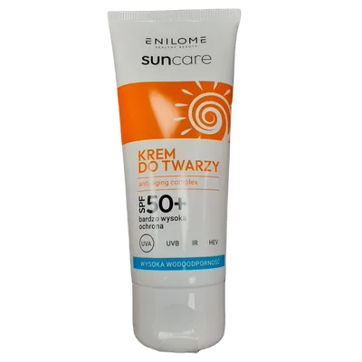 Enilome Healthy Beauty Sun Care,  Krem do twarzy SPF 50+ bardzo wysoka ochrona anti-aging complex