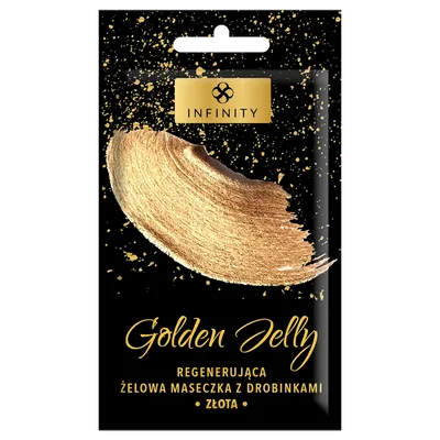 Infinity Golden Jelly, Regenerująca żelowa maseczka z drobinkami złota
