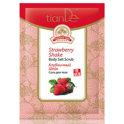TianDe Strawberry Shake Body Salt Scrub (Sól do ciała `Truskawkowy koktajl`)