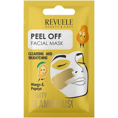 Revuele Beauty & Care, Fruity Glamorous, Cleansing and Brightening Peel Off Facial Mask (Maska peel-off do twarzy)