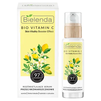 Bielenda Bio Vitamin C, Rozświetlające serum przeciwzmarszczkowe