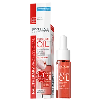 Eveline Cosmetics Nail Therapy Professional, Red Delight, Perfumowana oliwka do skórek i paznokci