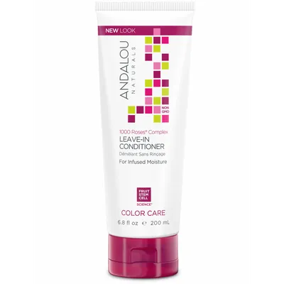 Andalou Naturals 1000 Roses Complex, Color Care Leave-In Conditioner (Odzywka do włosów bez spłukiwania)
